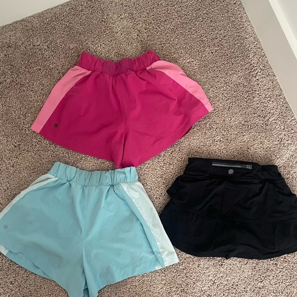 Athleta Girl Skirt/ Skort Bundle (3) Blue, Pink, Black XS/Small 6/7 - Picture 6 of 12